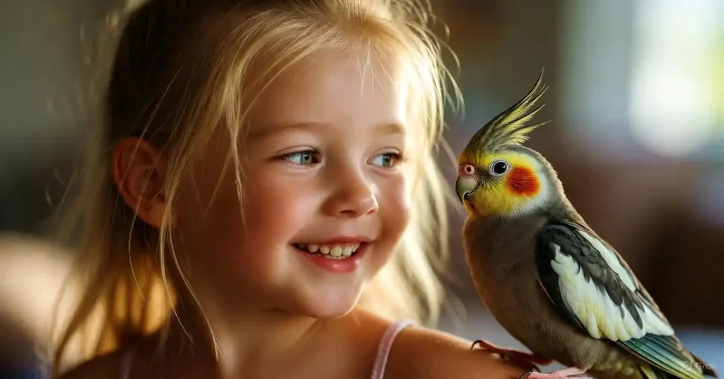 best pets for kids – budgie, cockatiel, finch, dove, and lovebird