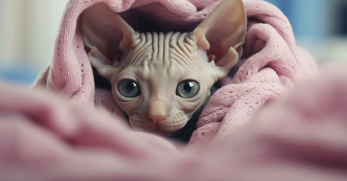 convincingly cute sphynx cats with expressive eyes and wrinkled skin